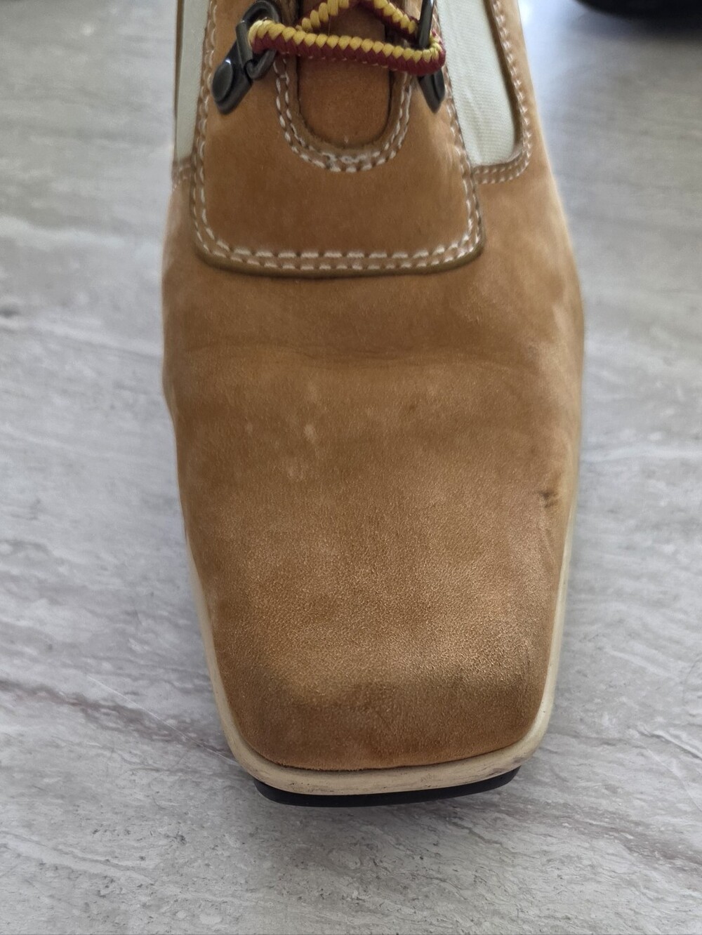 Vintage Timberland Square Toe Wedge Chukka Boots - Picture 9 of 13